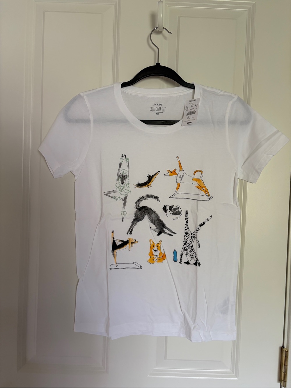 J. Crew White Collector Tee - Crew Neck XS